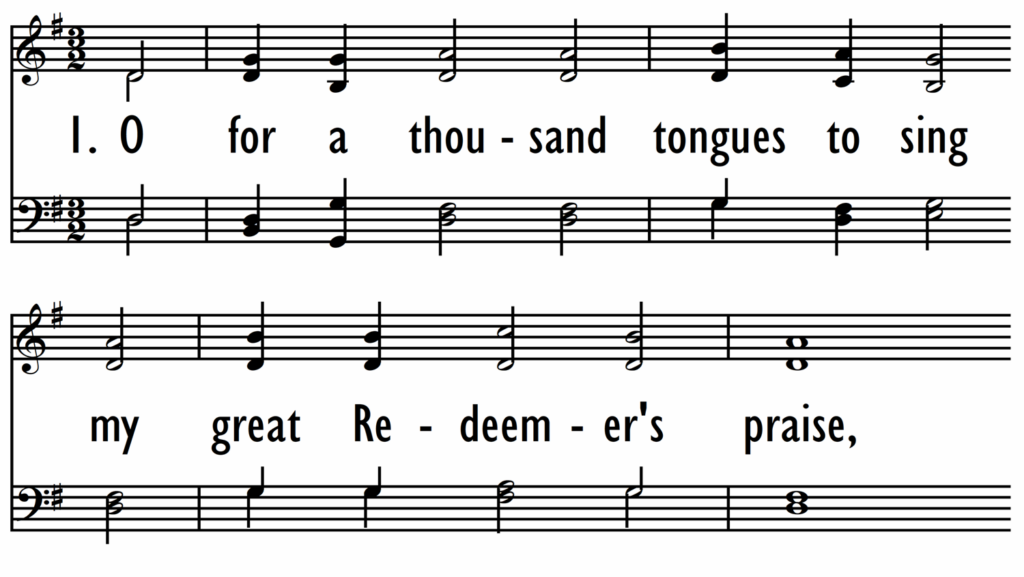 O For A Thousand Tongues to Sing - Seedbed